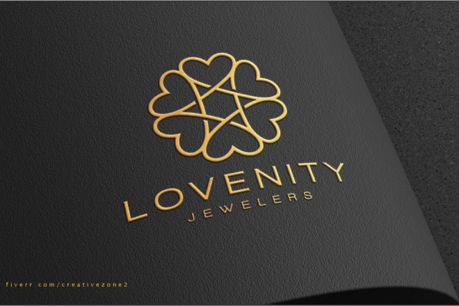 I will design luxury and minimalist logo with copyright