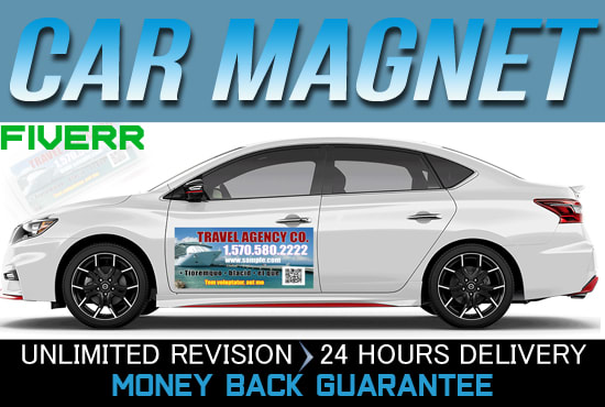 I will design magnificent car magnets for any business