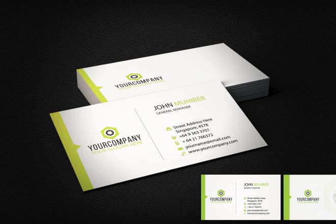 I will design minimal and elegant business cards