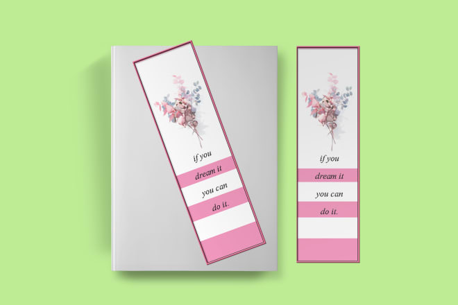 I will design minimalist bookmarks for you