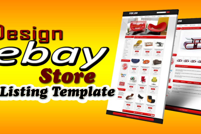 I will design mobile responsive ebay auction listing template HTML