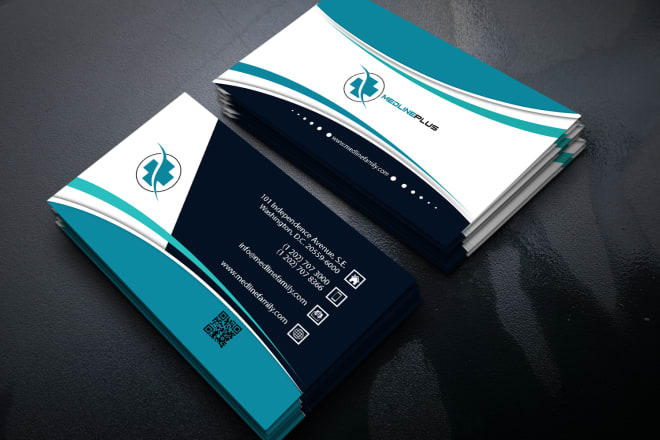 I will design modern and minimalist double sided business cards