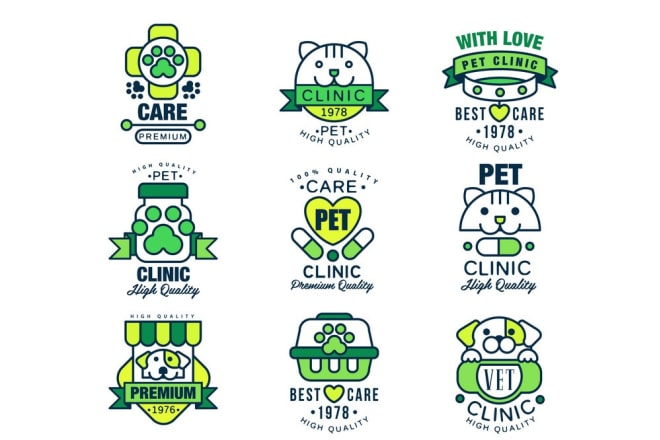 I will design modern dog,animal,cat,pet clinic or veterinary clinic logo