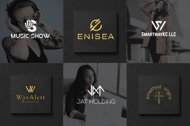 I will design modern minimalist unique luxury and initial letter business logo design