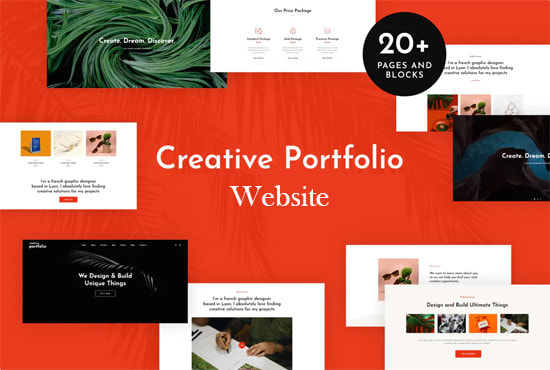 I will design modern portfolio interactive professional resume company profile