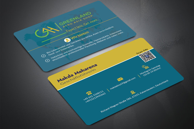 I will design modern, simple and unique business cards