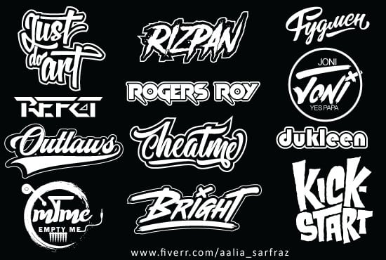 I will design music rock band metal or dj logo for you