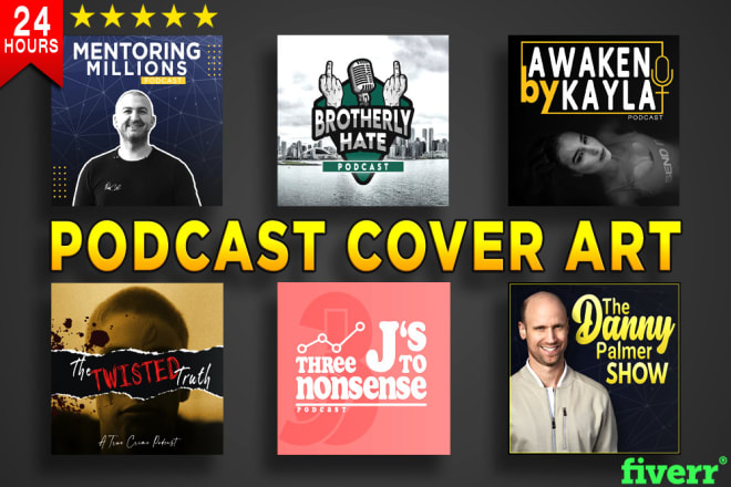 I will design podcast cover art and itunes podcast logo professionally