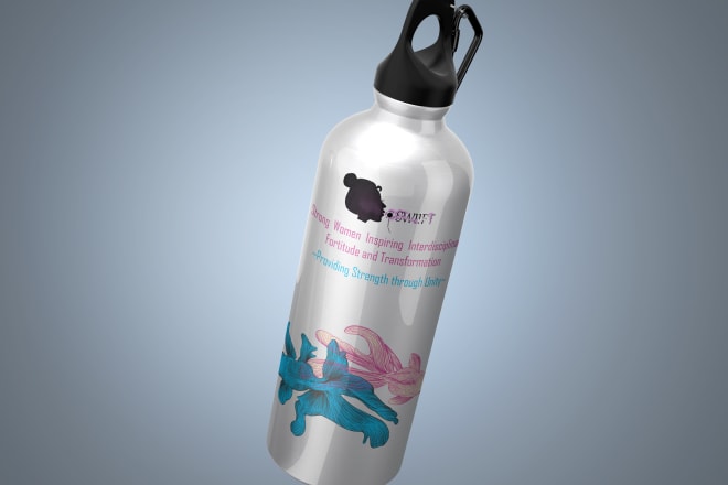 I will design premium sports water bottle and mug