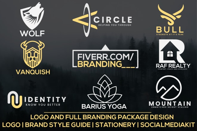 I will design pro logo and business branding,brand identity,branding kit,branding