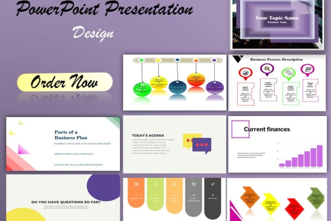 I will design professional and modern powerpoint presentation