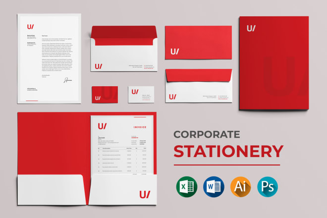 I will design professional business card, letterhead and stationery corporate identity