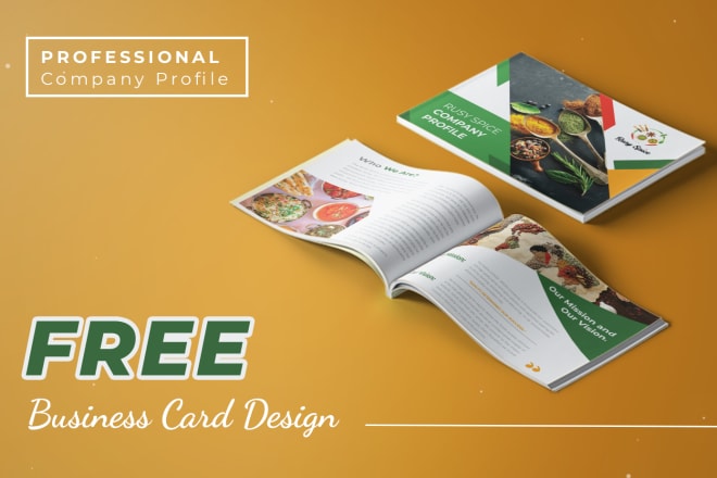 I will design professional company profile brochure for your business