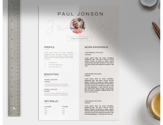 I will design professional cvs and resume in german and english