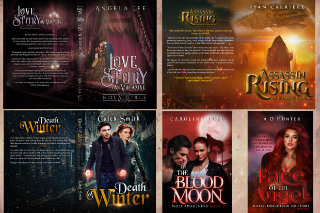 I will design professional eye catching fiction book covers