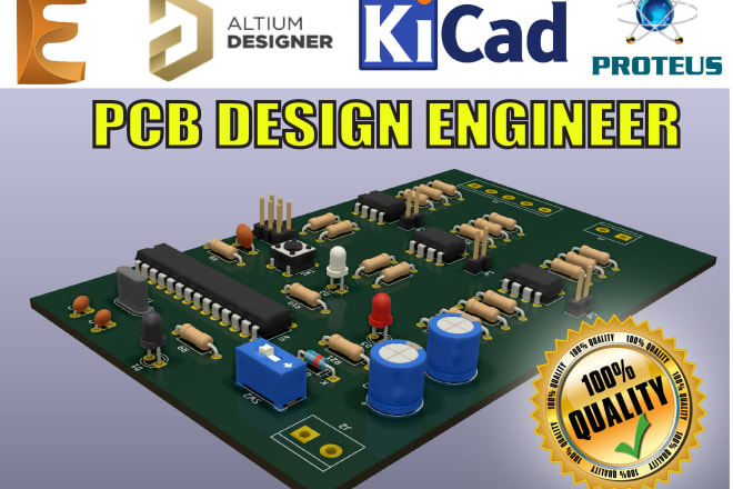 I will design professional pcb boards in kicad, altium and eagle