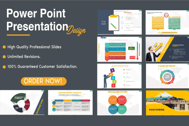 I will design professional powerpoint presentation