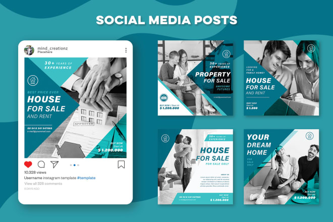 I will design professional social media templates