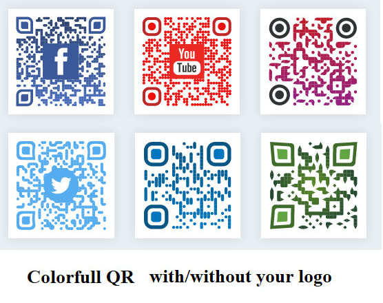 I will design quality qr code with your company logo in png format