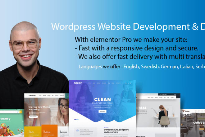I will design, redesign, or improve a wordpress website in two days