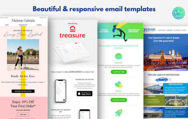 I will design responsive email template