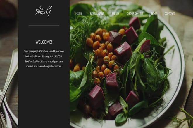 I will design restaurant and online food ordering website using wordpress
