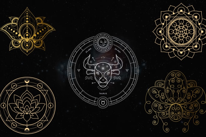 I will design sacred geometry and mystical logo with branding kit
