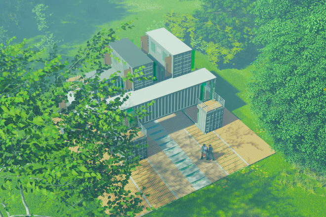I will design shipping container homes, shops, restaurants etc