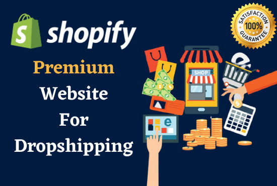 I will design shopify e commerce website for dropshipping