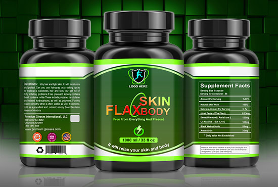 I will design supplement label, vitamin bottle label, and packaging