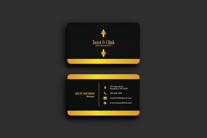I will design the best modern business cards for you