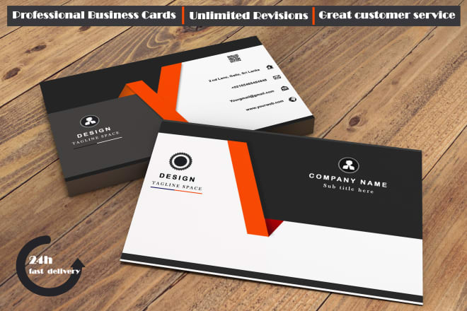 I will design unique business cards for you within 24 hours