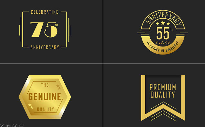 I will design unique stamp, seal, web badge, award