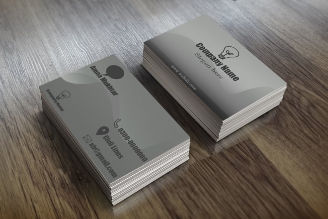 I will design visiting card, business card and name card with qr code