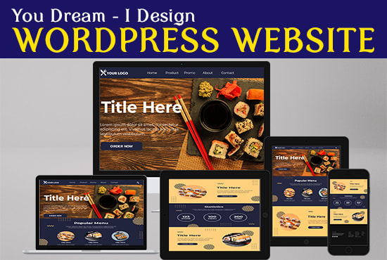 I will design wordpress quick website in 24 hours