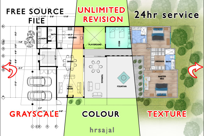 I will design your architectural 2d floor plan