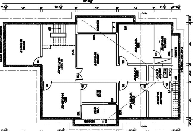 I will design your architectural floor plan in autocad