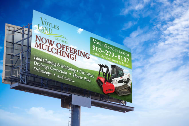 I will design your billboard ad or web banner