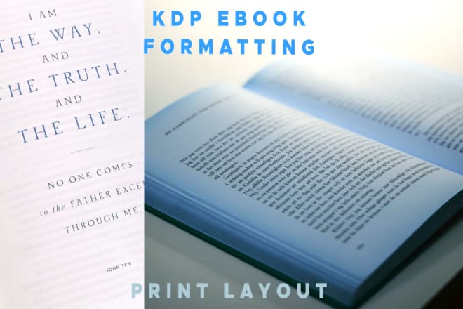 I will design your book for print and ebook