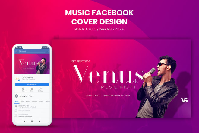 I will design your facebook cover or any one social media banner