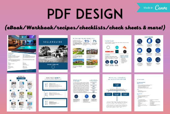 I will design your lead magnets, workbooks and other pdfs