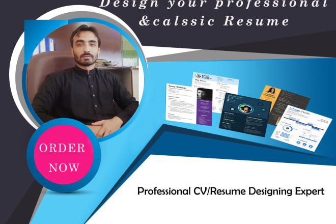 I will design your professional and classic resume to find a job