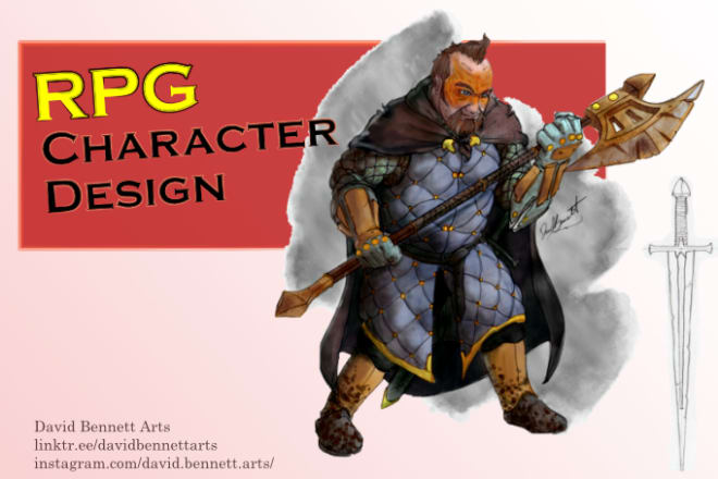 I will design your roleplay game character