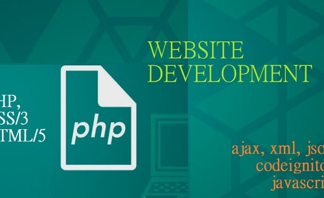 I will develop a PHP laravel, codeigniter website application