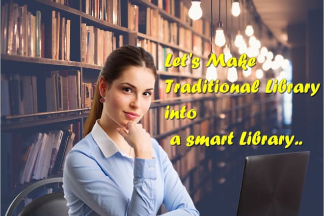 I will develop a smart library management system for you