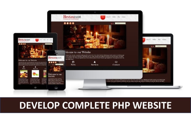 I will develop a website in php
