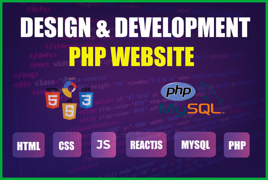 I will develop complete responsive website using bootstrap, reactjs, PHP, laravel
