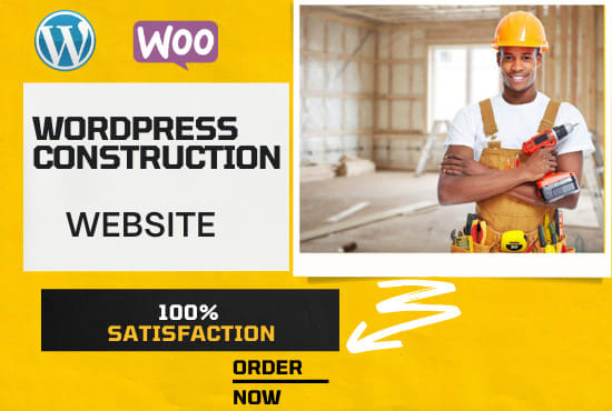 I will develop construction company or contractor wordpress website