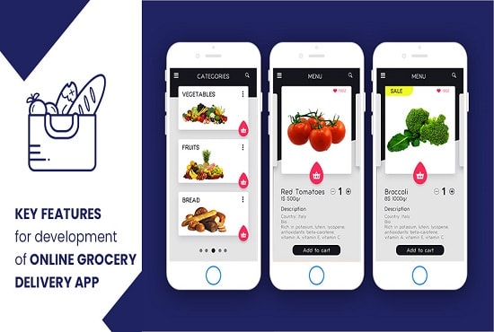 I will develop grocery app grocery delivery app