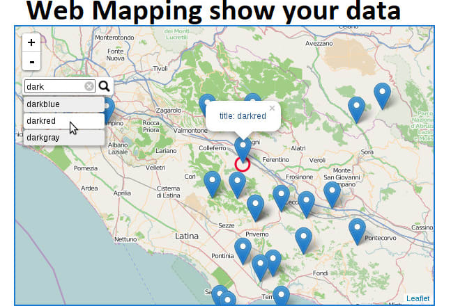 I will develop web map using javascript mapping library leaflet ol cesiumjs mapbox